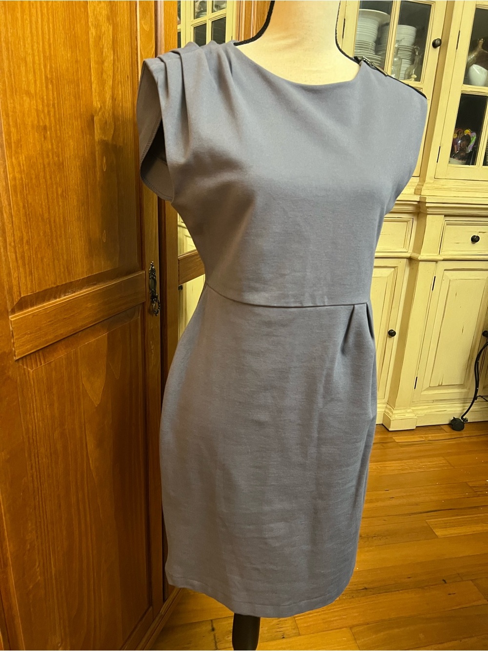 Banana Republic Sleeveless Midi Dress in Slate Blue - Picture 3 of 12